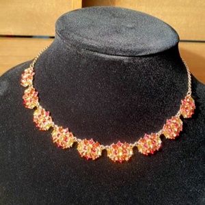 INC Rose Gold-Tone Cluster Necklace NWOT